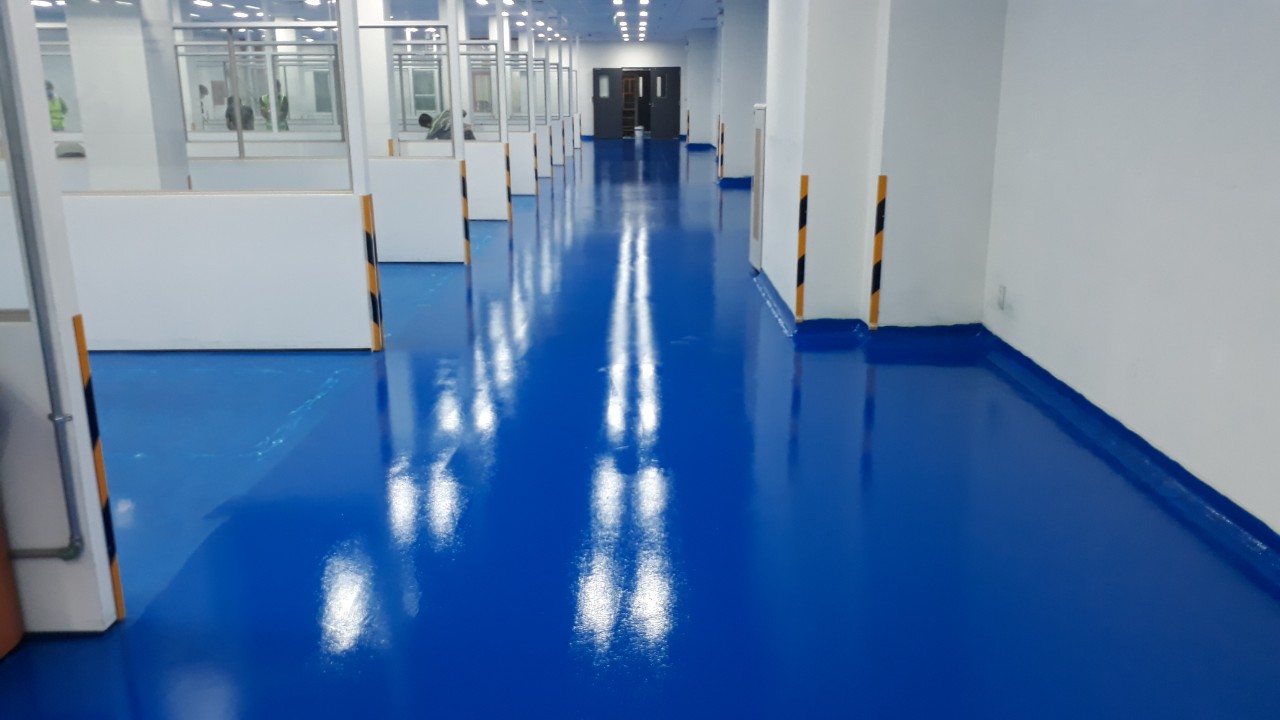 Sơn sàn bằng sơn epoxy